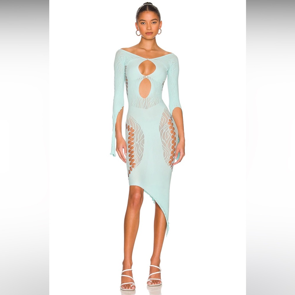 Poster Girl Charlotte Dress in Soft Turquoise
